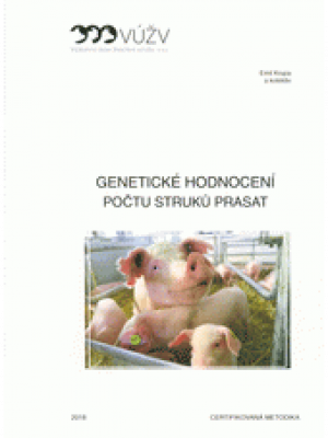 Genetické hodnocení počtu struků prasat : certifikovaná metodika
