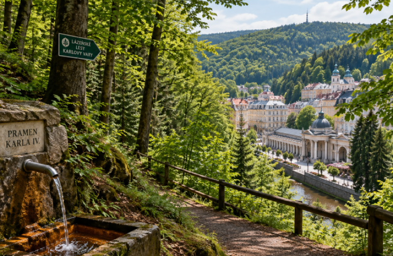 OpenAI. Lázeňské lesy Karlovy Vary [obrázek vytvořený umělou inteligencí]. ChatGPT, 16. října 2026.
